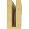 Ekena Millwork 3"W x 18"D x 6"H Thin Legacy Rough Cedar Woodgrain TimberThane Corbel, Primed Tan CORUR03X18X06LGYRCPR - alternate 6